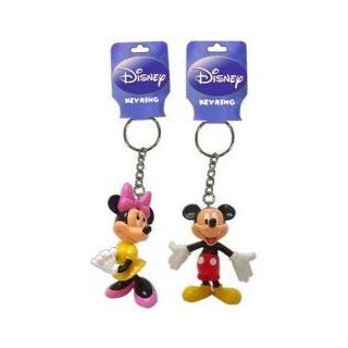 Disney Mickey Mouse and Minnie Mouse 3D Figure Keychain 