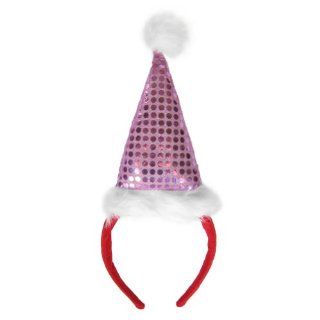Purple Sequin Santa Hat Headband ~ Christmas Xmas Costume Accessories Toys & Games