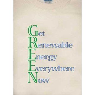 Green Energy Environmental Conservation Adult T shirt Tee Shirt Clothing