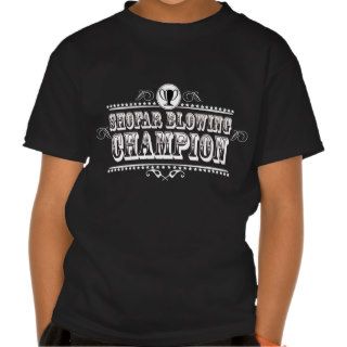 Shofar Blowing Champion T Shirts