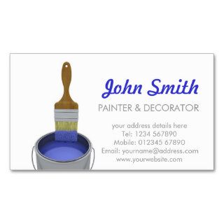 Painting and Decorating Business Card