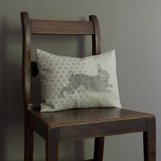 rabbit cushion by roost living