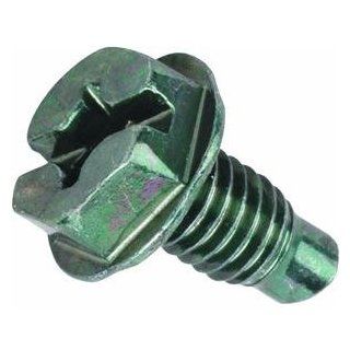 Slotted Head Grounding Screw, 10/32 3/8"   50 Pieces   Electrical Boxes  