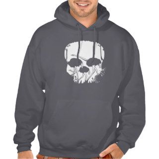 Ostrich Skull Illusion Hooded Sweatshirts
