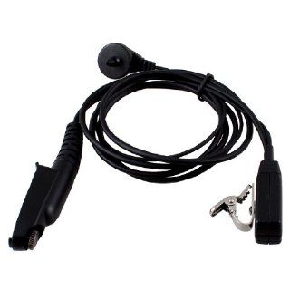 Single Side Earphone w PPT Microphone for Motorola GP328 Radio Cell Phones & Accessories