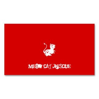 MEOW Cat Rescue Business Card