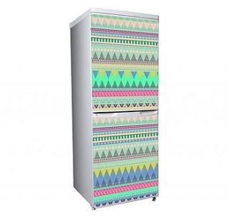aztec pattern six vinyl refrigerator cover by vinyl revolution