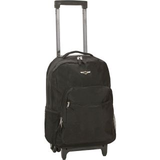 Rockland Luggage Roadster 17 Rolling Backpack