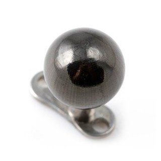 316L Surgical Steel Black Ball for Microdermal Piercing   Body Piercing & Jewelry by VOTREPIERCING   Size Standard   Diameter 05mm Jewelry