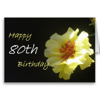 Happy 80th Birthday Greeting Card