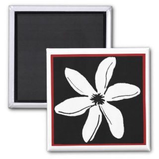 Tiare flower magnet
