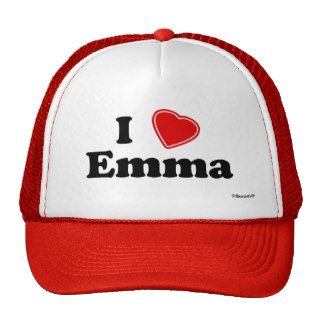 I Love Emma Trucker Hats