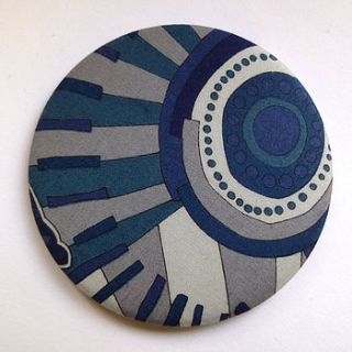 liberty print fabric pocket mirror by charlie boots