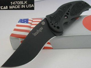 Kershaw Black Storm Knife Manual Opening Framelock 1470BLK  Hunting Knives  Sports & Outdoors