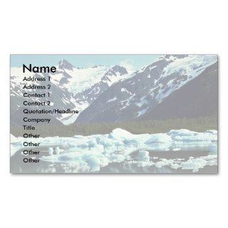Portage Glacier, north of Port Seward, Alaska Business Cards