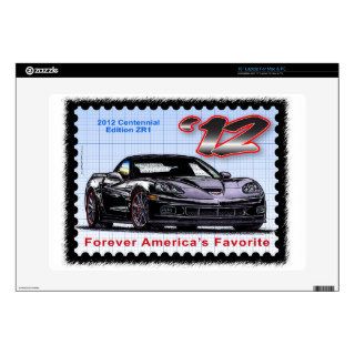 2012 Z06 Centennial Edition Corvette Skins For 15" Laptops