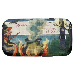 Vintage Halloween Witches Brew & Owl Samsung Galaxy S3 Cover