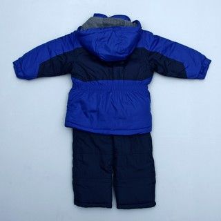 Oshkosh Toddler Boy's Blue Colorblocked Snowsuit FINAL SALE Osh Kosh Boys' Outerwear