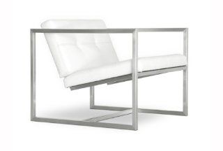 Shop Delano Chair   Leather White at the  Furniture Store. Find the latest styles with the lowest prices from Gus