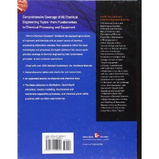 Perry's Chemical Engineers' Handbook, Eighth Edition (9780702040429) Don Green, Robert Perry Books