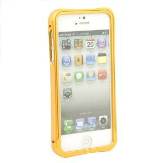 Luxury Aluminum Metal Frame Bumper Case Cover For New iPhone 5 5G Gold PC339J Cell Phones & Accessories