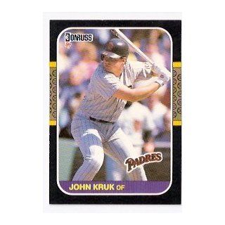 1987 Donruss #328 John Kruk  Sports Related Trading Cards  Sports & Outdoors