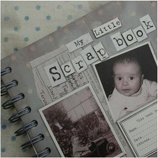 little boy's scrapbook by chamomile barn