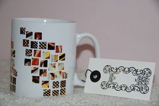 haphazard printed mug by treefire