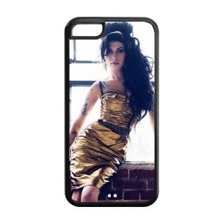 Fashion Amy Winehouse Personalized iPhone 5C Rubber Silicone Case Cover  CCINO Cell Phones & Accessories