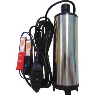 4 Seasons Supply Stainless Steel Submersible Water Pump — 1/2in. Discharge, 475 GPH, 12V Motor, Model# 12V 30L/M  12 Volt Pumps