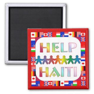 Hands Helping Haiti Magnet Magnets