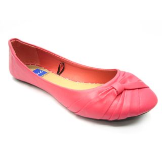Blue Women's 'Dope' Coral Wrapped Flats Blue Flats