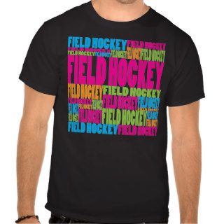 Colorful Field Hockey Tshirt