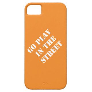 Dad Gift Ideas Go Play In The Street Dadism Saying iPhone 5 Covers