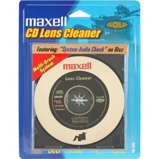 Maxell CD345 CD Laser Lens Cleaner (Gold) (Discontinued by Manufacturer) Electronics
