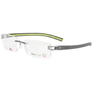 TAG Heuer Eyeglasses Track S 7644 008 Dark Grey/Anise Green Clothing