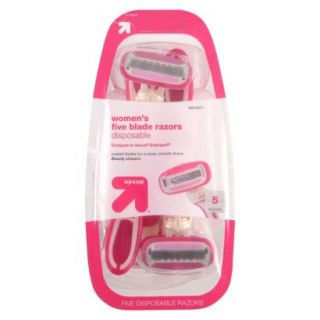 up&up Womens 5 Blade Disposable Razors   5ct.