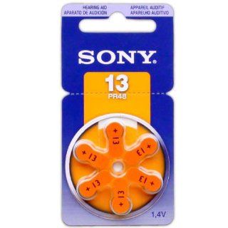 60 Sony Hearing Aid Batteries Size 13 Health & Personal Care