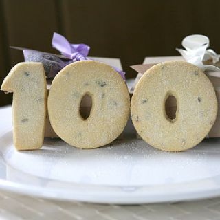 birthday number shortbread biscuits by shortbread gift company
