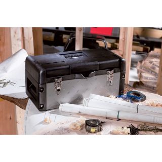 Stack-On Heavy-Duty Steel/Plastic Tool Box  Tool Boxes