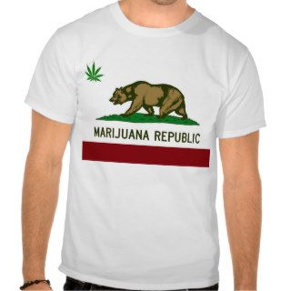 California Marijuana Republic Tee Shirt