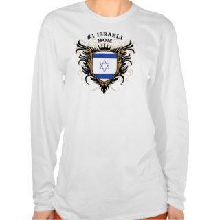 Number One Israeli Mom T Shirts