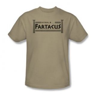 Fartacus   Adult Sand S/S T Shirt For Men Clothing