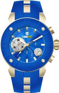 Technosport Stainless Steel Chronograph TS350 5 royal blue Silicone Watch TECNOSPORT 2012 COLLECTION Watches