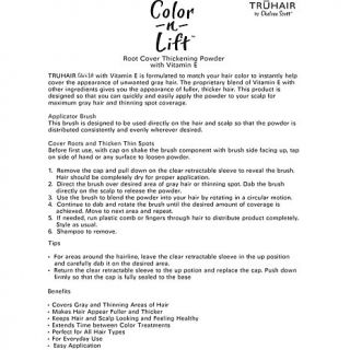 TRUHAIR by Chelsea Scott® Color n Lift Thickening Fibers Refill   Auburn