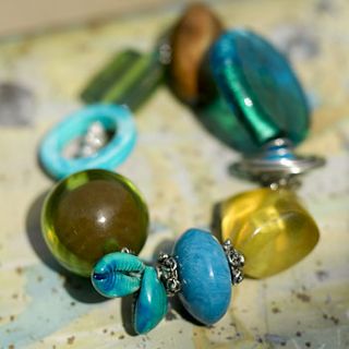 fair trade preeti bead bracelet by nkuku