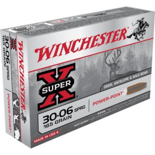 Winchester Super X Rifle Ammo .30 06 Spring 165 Gr. PSP 414015