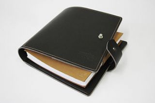 creative block leather journal by bookery