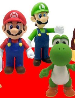 Super Mario 5" Vinyl Figure Set Of 3 Toys & Games