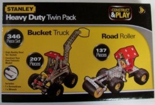 Stanley Construct & Play Heavy Duty Twin Pack 346 Piece Set Toys & Games